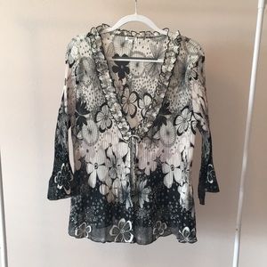 Cute Nicola Tie-front Blouse